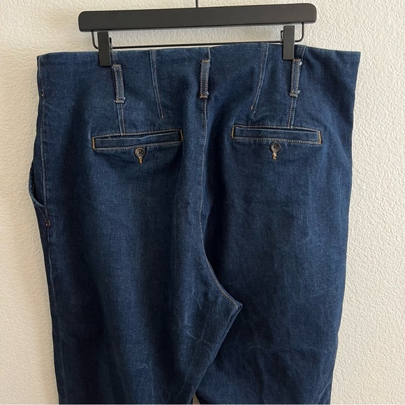 Boden Blue Ankle Cropped Jeans High-Waisted 16/18 - Picture 5 of 11